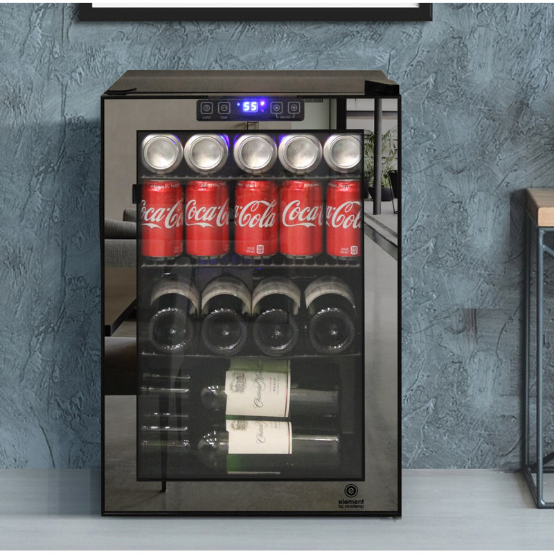 Vinotemp 40 Can Freestanding Beverage Refrigerator Wayfair